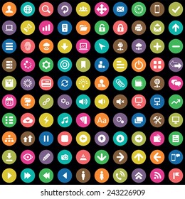 100 app icons big universal set 