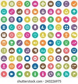 100 app icons big universal set 