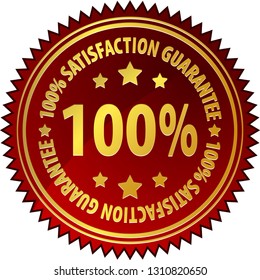 100% Approved label illustration