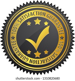 100% Approved label illustration