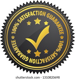 100% Approved label illustration