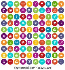 100 arrow icons set color