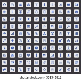 100 B2B icons set