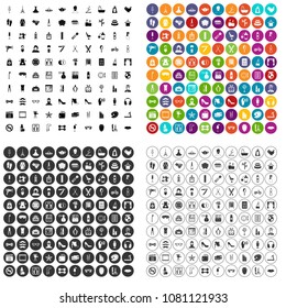 100 beauty and makeup icons set vector in 4 variant for any web design isolated on white