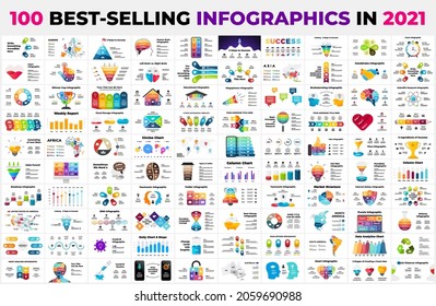 100 Best-Selling Infographics in 2021. Presentation templates. Diagrams, charts, arrows, maps, 3D elements... Limited time offer - ends on January 1, 2022.