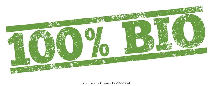 100% Bio Stamp