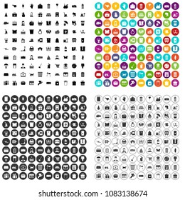 100 box icons set vector in 4 variant for any web design isolated on white