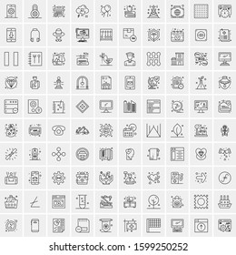 100 Business Icons for web and Print Material