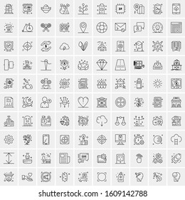 100 Business Icons for web and Print Material