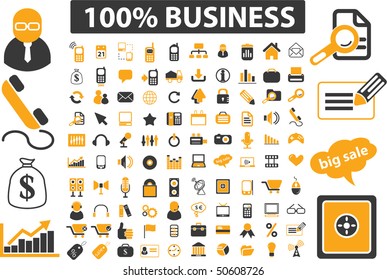 100 % de señales comerciales. vector