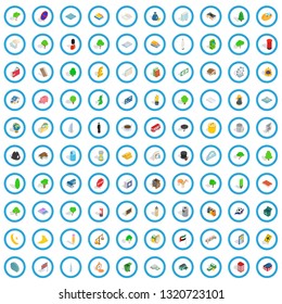 100 capital icons set in isometric 3d style for any design vector illustration