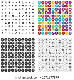 100 care icons set vector in 4 variant for any web design isolated on white