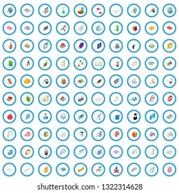 100 college and school icons set in isometric 3d style for any design vector illustration