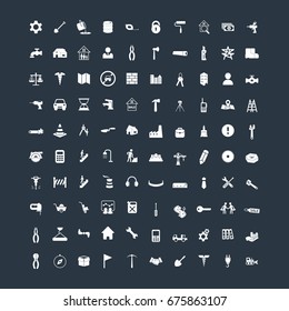 100 Construction Icon Set