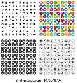 100 consumer goods icons set vector in 4 variant for any web design isolated on white