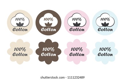 100% Cotton Icons