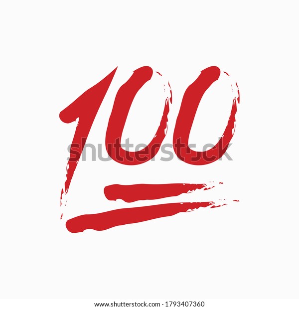 100 Crore Number Vector Clipart Illustration Stock Vector Royalty Free