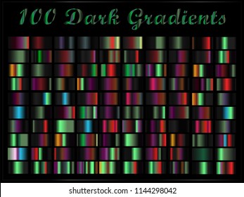 100 dark gradients, big set of simple blurred background