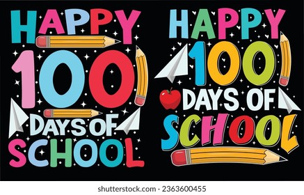 100 day of school t shirt design
