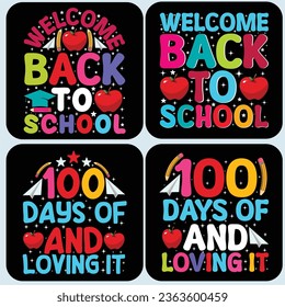100 day of school t shirt design
