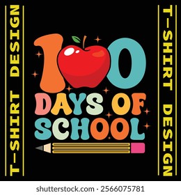 100 day School t shirt design