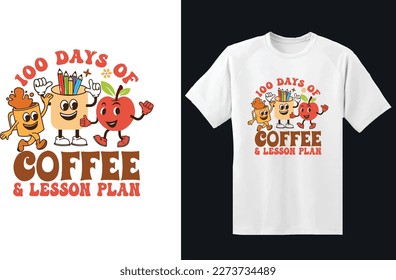 100 días de regreso al diseño de camisetas de la escuela