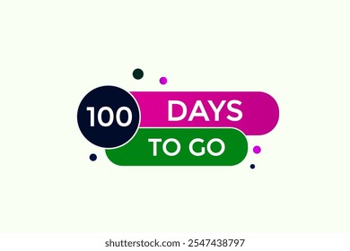 100 días para ir, icono, stile, temporizador, cuenta regresiva, reloj, tiempo, fondo, Plantilla, 100 días para ir, cuenta regresiva, pegatina, Anuncio izquierdo, negocio, venta, Botón de etiquetas
