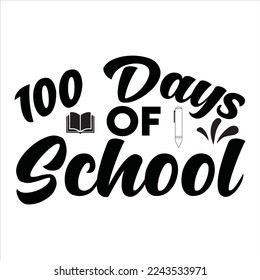 100 Days Of School SVG Design Bundle