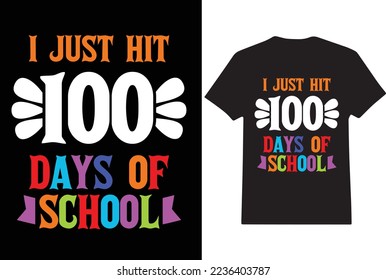 100 days of school t shirt design for your business. If you need this type of design, just download from here. Advance thanks