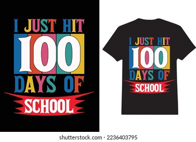 100 days of school t shirt design for your business. If you need this type of design, just download from here. Advance thanks
