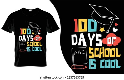 100 day's of school T Shirt Design. these fishing t shirt would be the best deal for children.