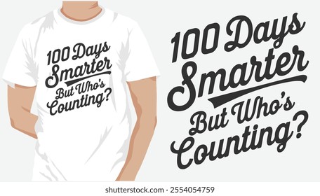 100 days of school T Shirt, Unique And Colorful 100 days School T-Shirt Design, 100 days School design ready for print, poster, cards, vector,