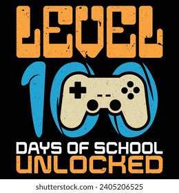 100 Days Of School T-Shirt, Back To School Shirt, Kindergarten Shirt Template's 