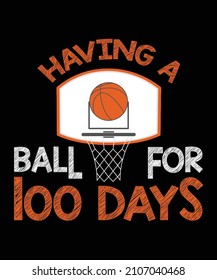 100 Days Of School T-Shirt Design