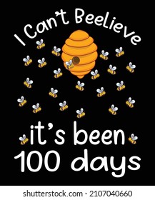 100 Days Of School T-Shirt Design