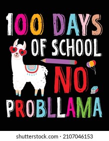 100 Days Of School T-Shirt Design