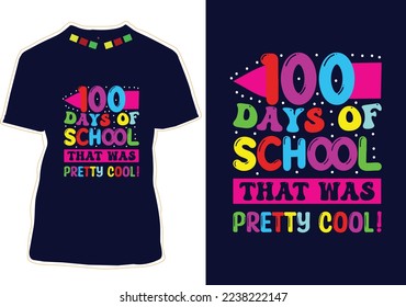 100 días de diseño de camisetas escolares
