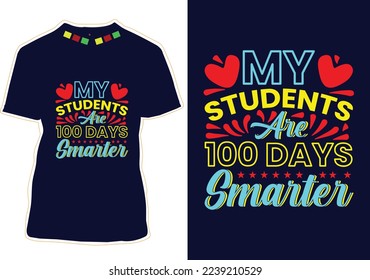100 Tage schulisches T-Shirt-Design