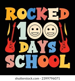 
100 days of school t-shirt design