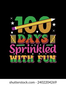 100 Days Of School T-shirt Design,
Back To School T-shirt Design