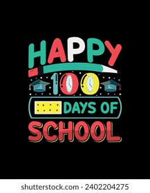 100 Days Of School T-shirt Design,
Back To School T-shirt Design