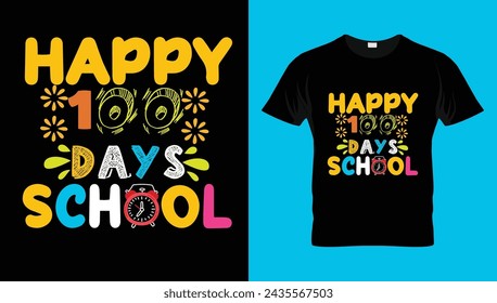 100 Tage Schule T-Shirt Design 