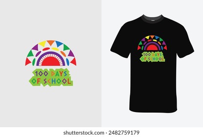 100 Days of School T-Shirt Design