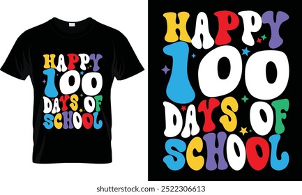 100 dias de projeto de camiseta da escola