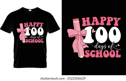 100 dias de projeto de camiseta da escola