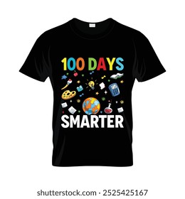 100 days school t-shirt, Student man woman kids