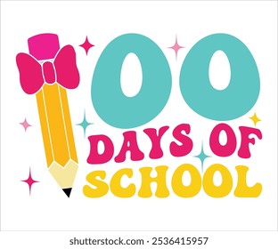 100 días de escuela camiseta, 100 días de escuela retro Svg, 100 días de camiseta, bienvenida de regreso a la escuela, 100 días de escuela camiseta niño, 100 días de camisa
