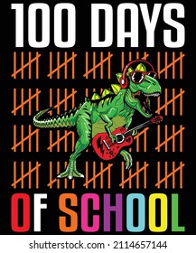 100 Days Of School...t-shirt Design