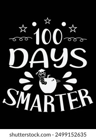 100 days smarter EPS file for cutting machine. You can edit and print this vector art with EPS editor.