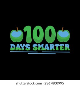 100 days smarter, 100 days of school t shirt